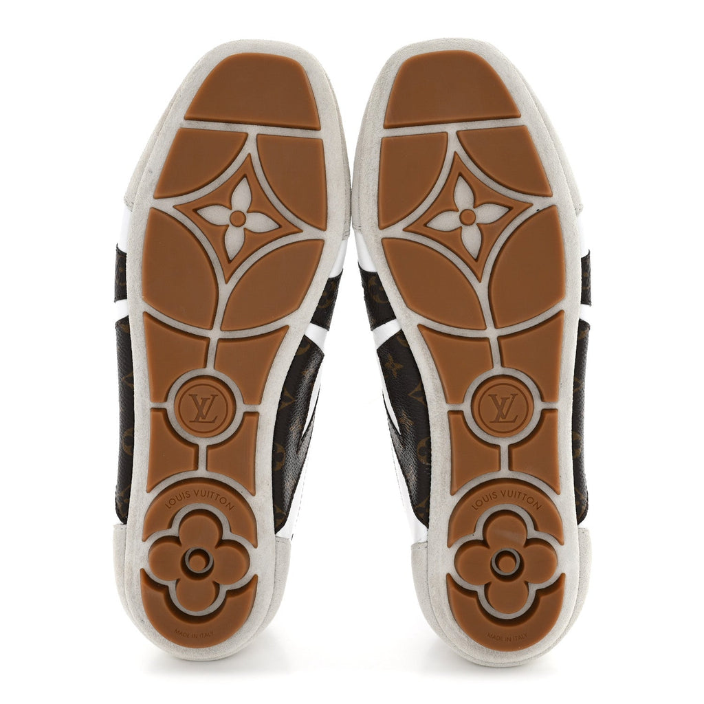 Louis Vuitton Monogram Calfskin Women's LV Sneakerina 38 White