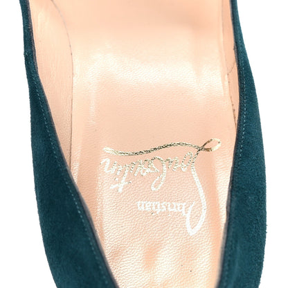 Christian Louboutin Suede Women's Simple 85 Pumps 37 Green