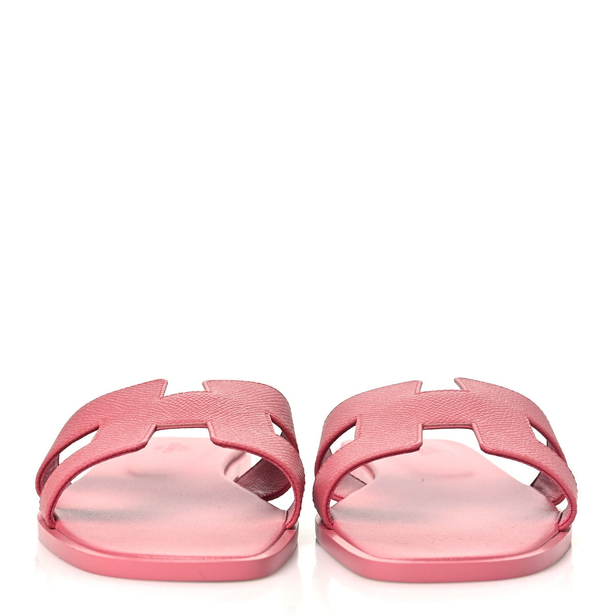 Hermes Epsom Oran Women's Sandals Rose De Venise