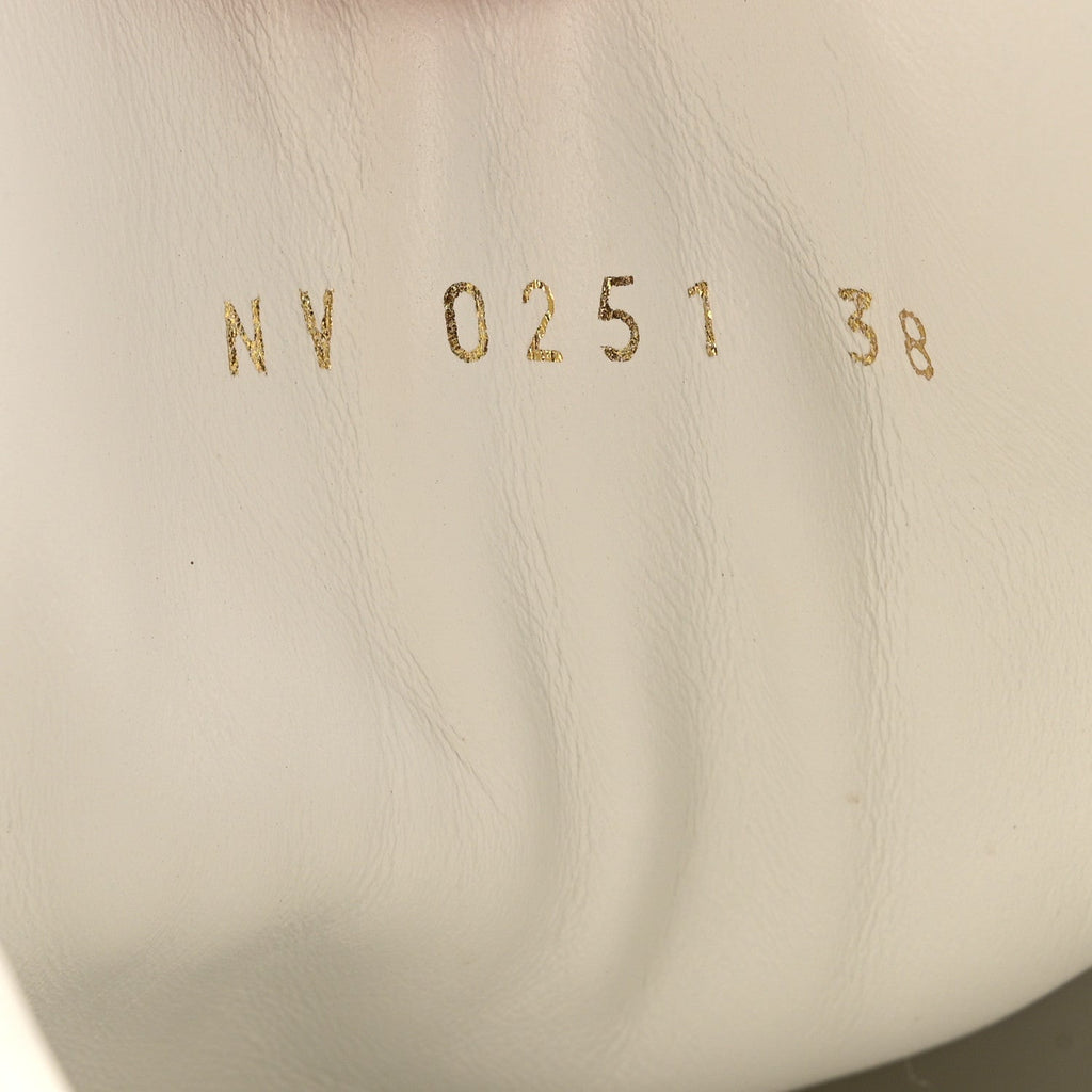 Louis Vuitton Calfskin Women's Monogram Debossed Time Out Sneakers 38 White Silver
