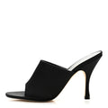 Gucci Raso Seta Logo Sandal 10.2cm Women's Pumps Black