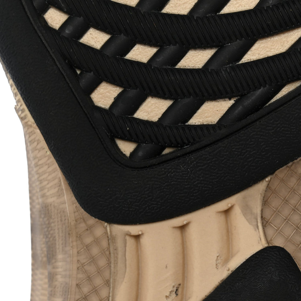 Gucci Plume Calfskin Men's Run Sneakers 11.5 Beige Ebony