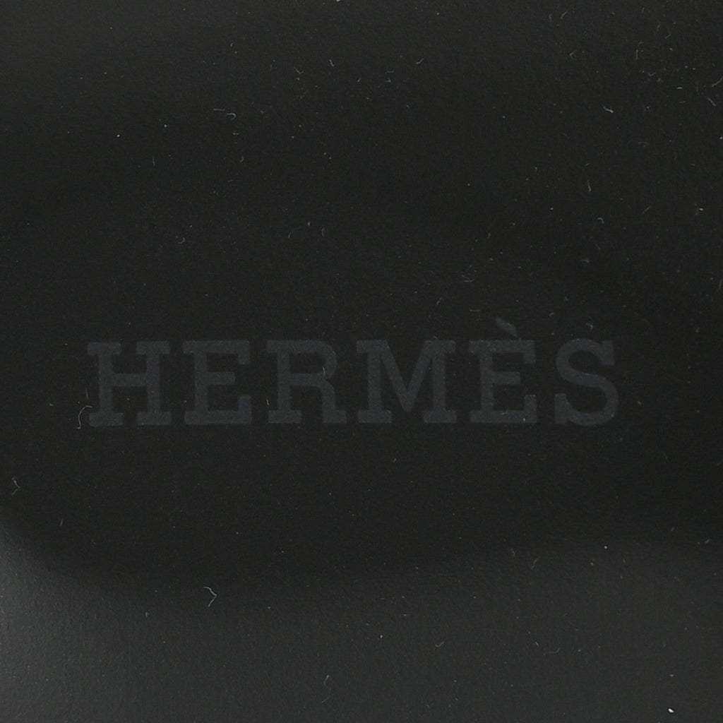 Hermes Calfskin Women's Chypre Sandals 36 Black