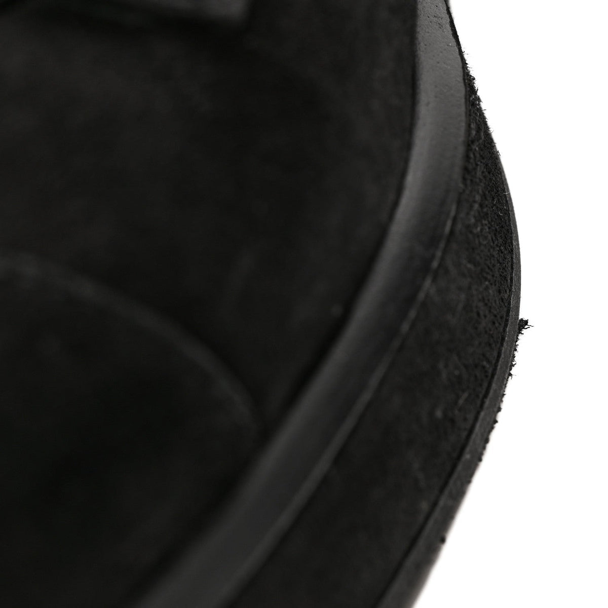 Chanel Suede Quilted Women's CC Lace Up Combat Boots 38.5 Black