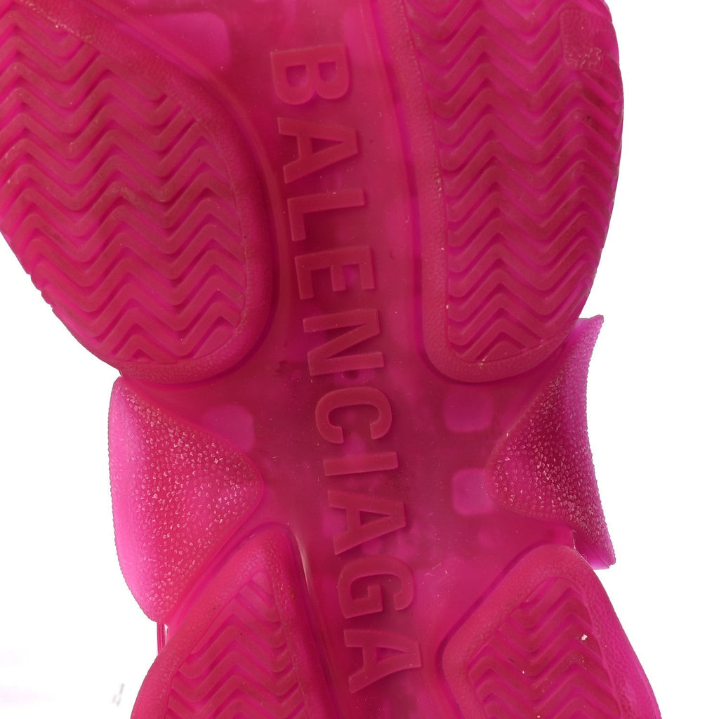 Balenciaga Fabric Mesh Women's Triple S Sneakers 41 Pink