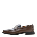 Hermès Calfskin Men's Duke Loafers 42 Marron Ébène Marine