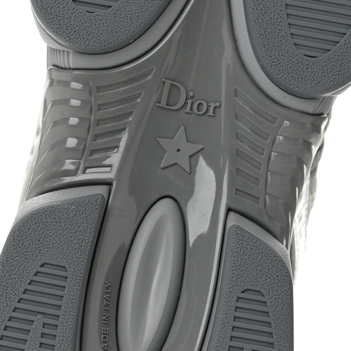 Christian Dior Technical Mesh Women's Chrono Sneakers 38.5 Silver