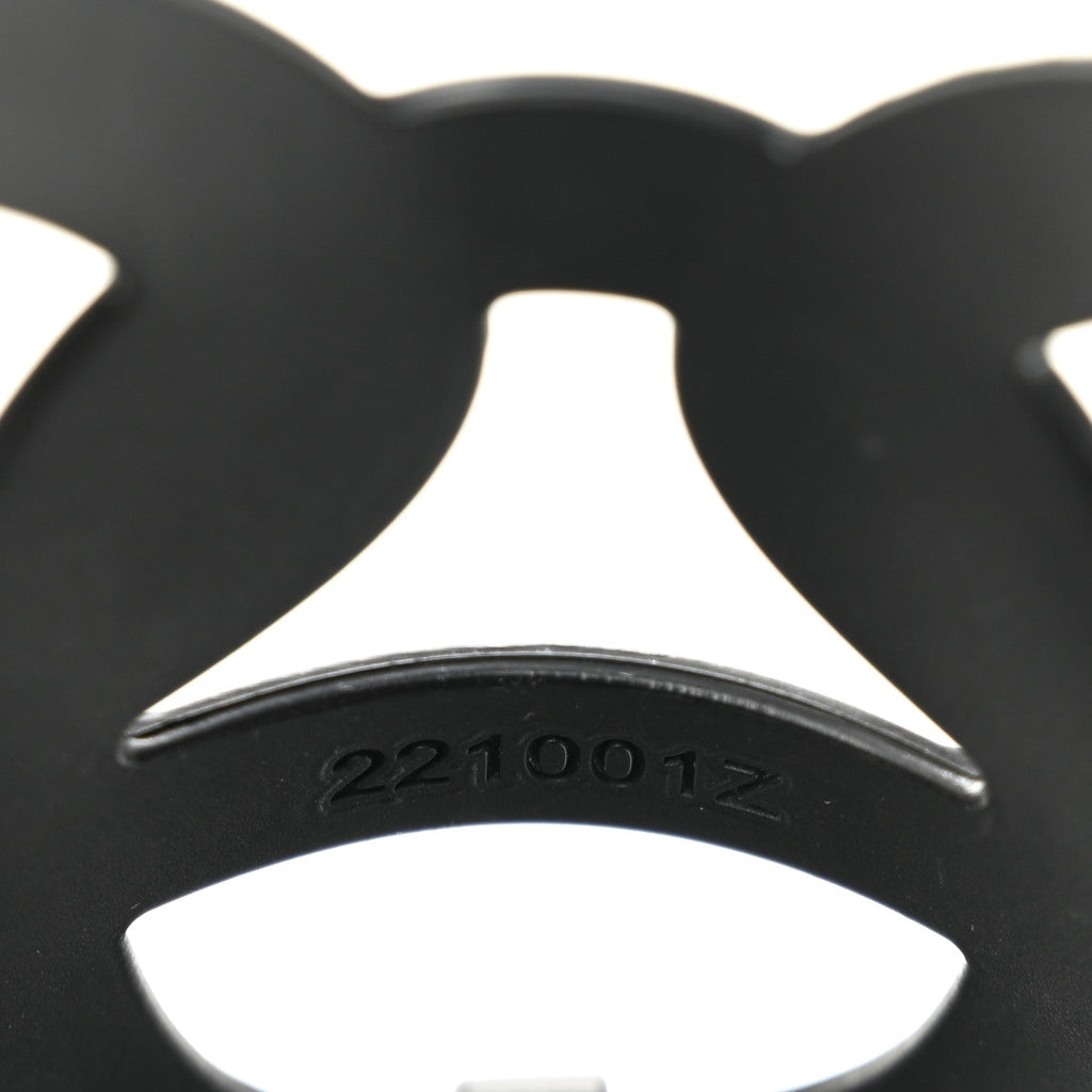 Hermès Rubber Women's Egerie Sandals 36 Black