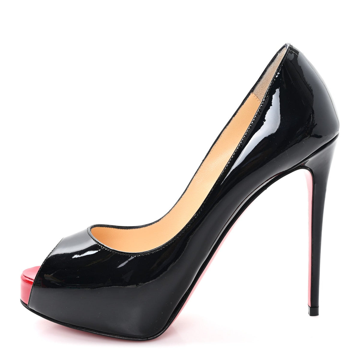 Christian Louboutin Patent Women's New Very Prive 120mm Pumps 35.5 Black