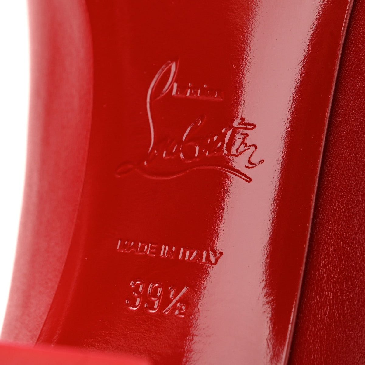 Christian Louboutin Leather Women's Sugar Janitta 55 Boots 39.5 Loubi