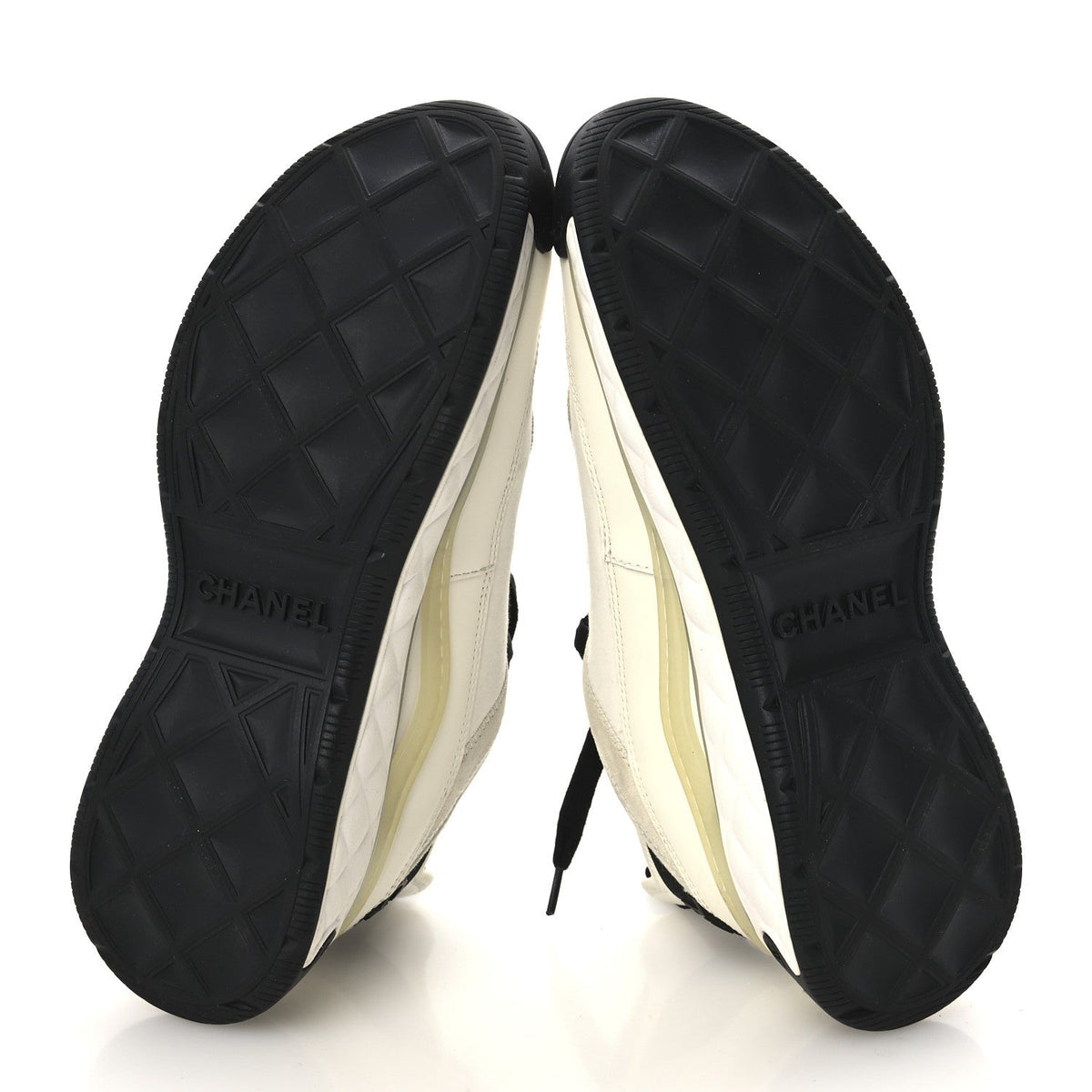 Chanel Velvet Calfskin Mixed Fibers CC Women's Sneakers