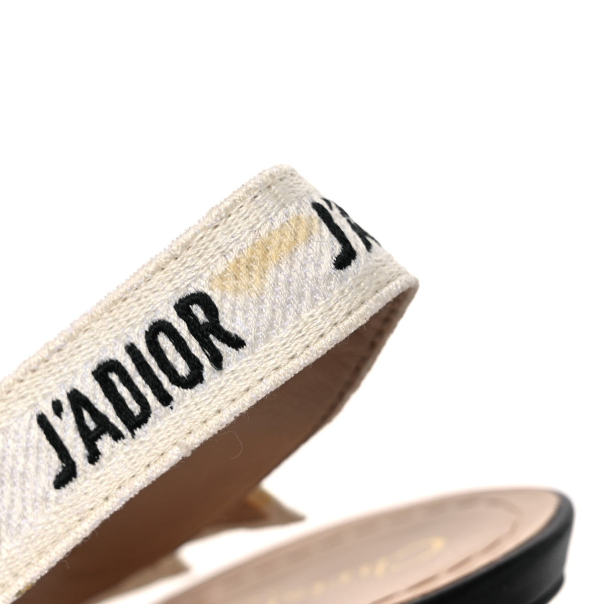 Christian Dior Technical Canvas Women's J'Adior Slingback 65mm Pumps 39.5 Black