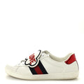 Calfskin Ayers Web Blind For Love Embroidered Ace Sneakers White