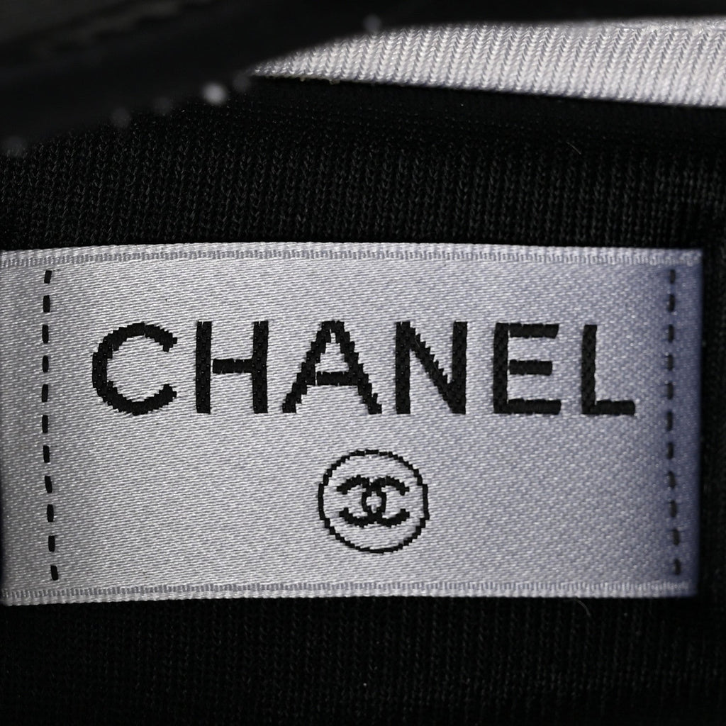 Chanel Suede Calfskin Women's Grosgrain CC Sneakers 37.5 White