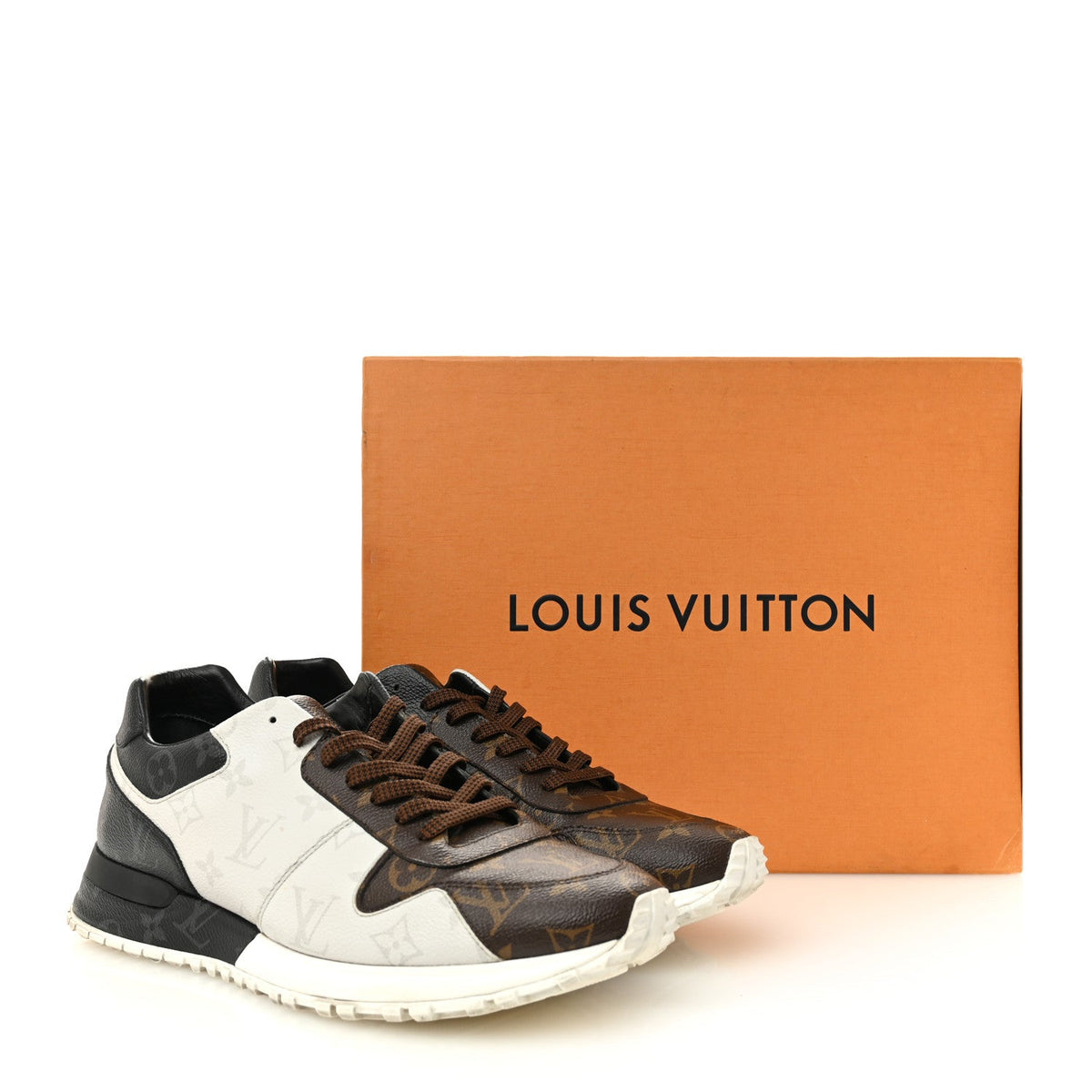 Louis Vuitton Canvas Men's Monogram Mix Run Away Sneakers 9 Ebene