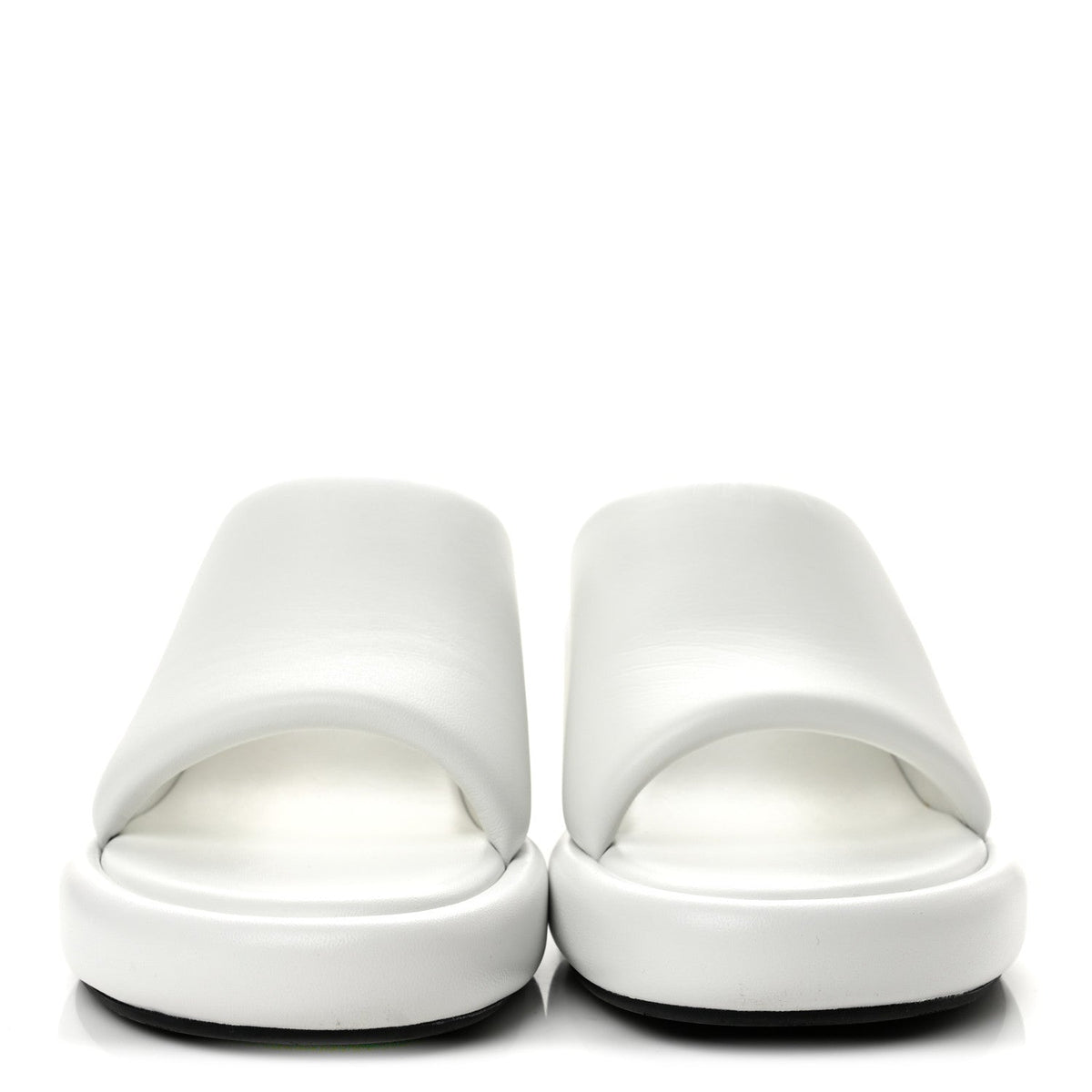 Balenciaga Smooth Nappa Logo Rise 7.6cm Women's Wedge Sandals White