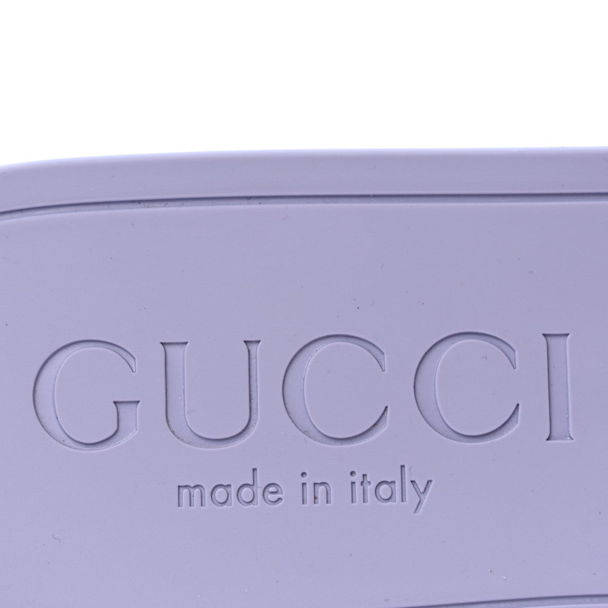Gucci Rubber Women's Interlocking G Slide Sandals 40 Roger Glicine