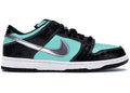 Classic Low-Top Sneakers in Aqua/Chrome - 304292-402