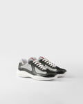 Prada America's Cup Patent Leather Technical Fabric Men's Shoes