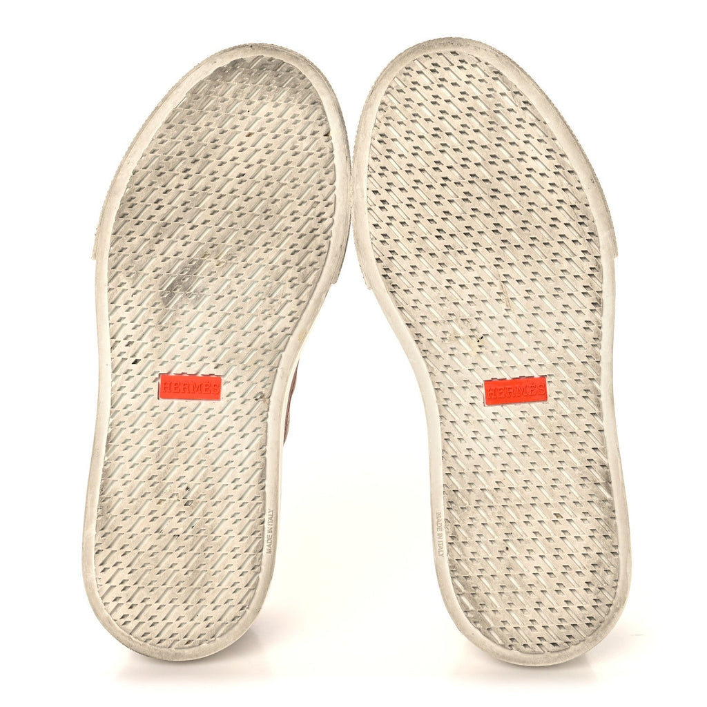 Hermès Calfskin Women's Deep Sneakers 36 Multicolor White Gold