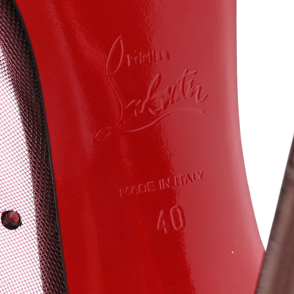 Christian Louboutin Rete Nappa Women's Miss Z Degrastrass Pumps 40 Palacy