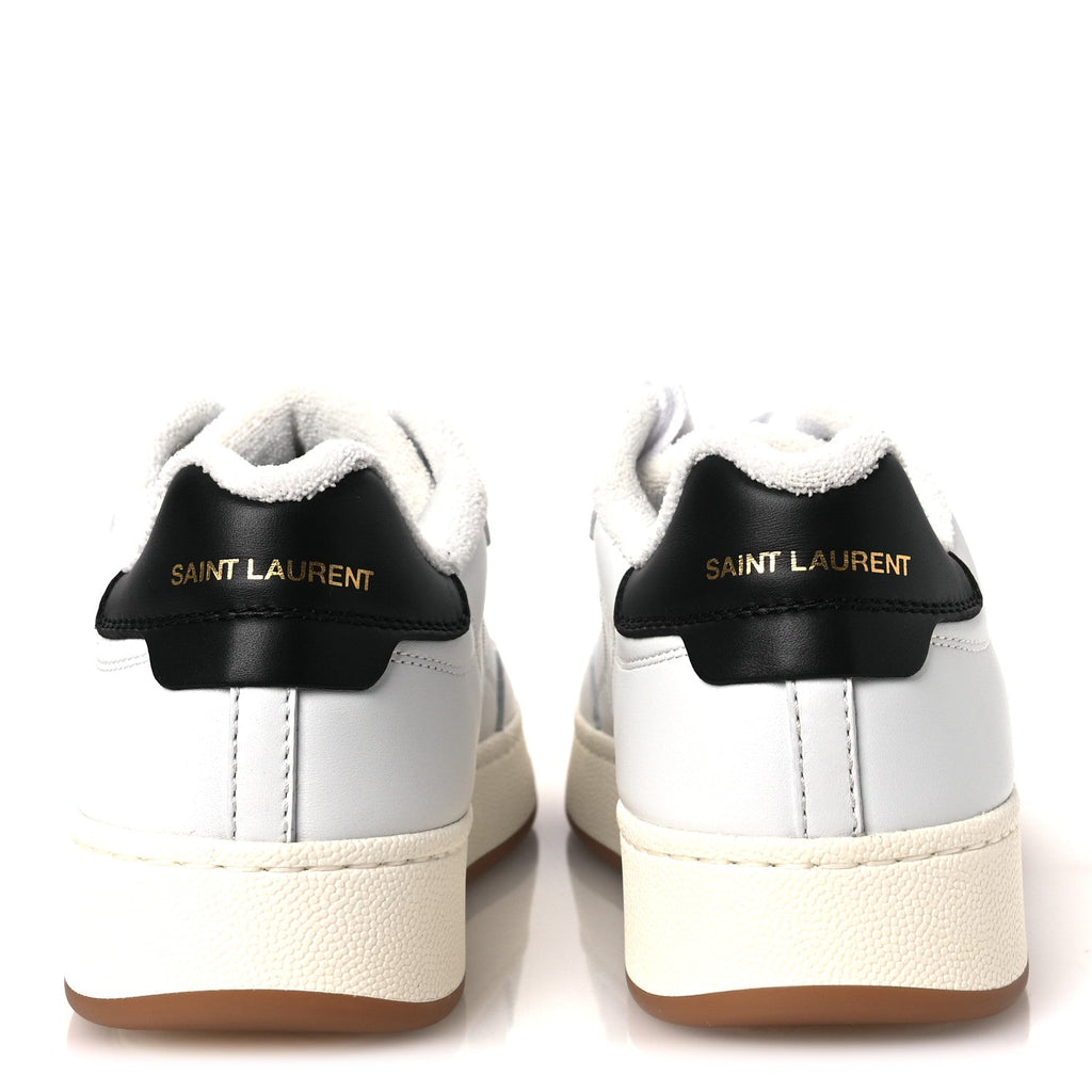 Saint Laurent Calfskin SL61 Low Top Sneakers 40 White
