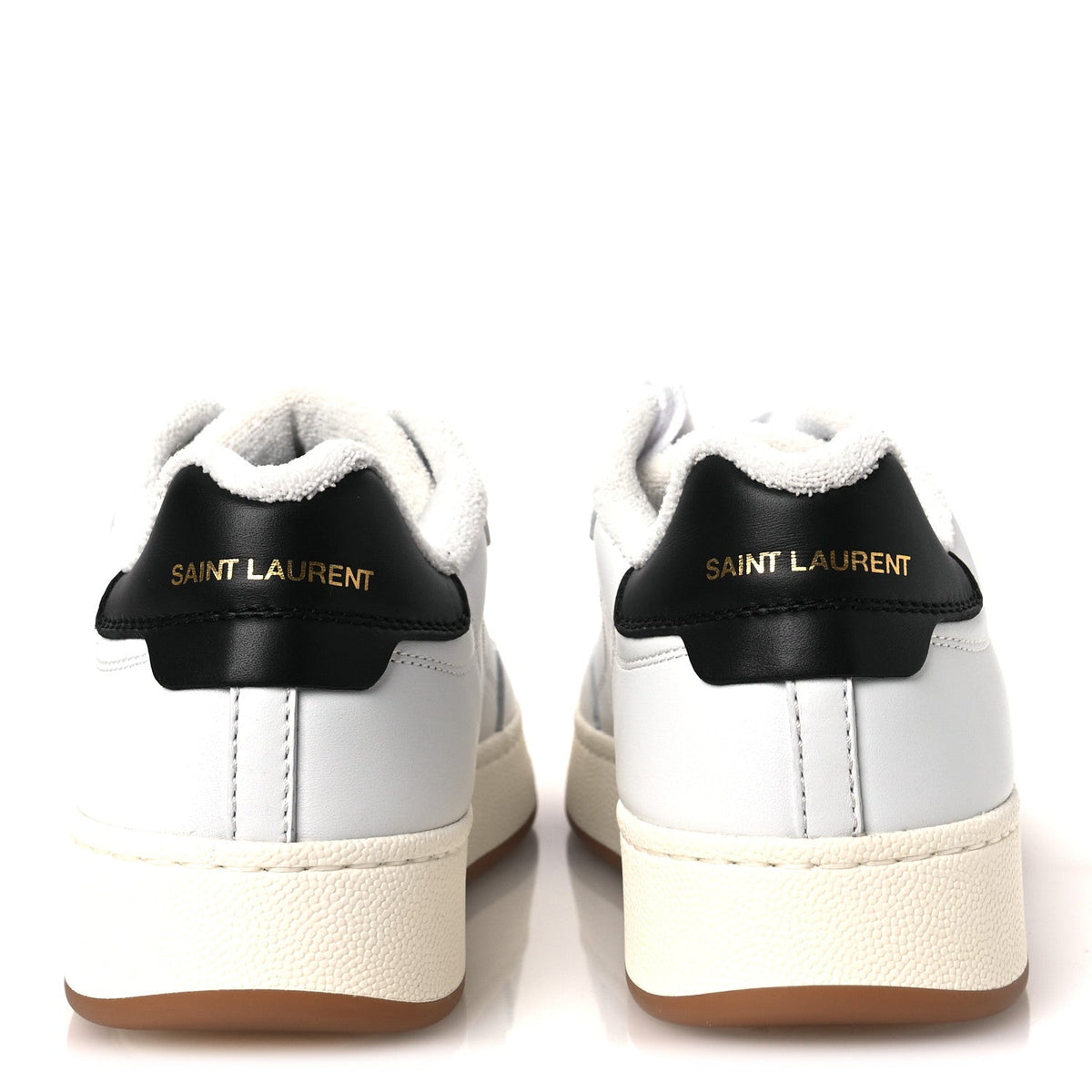 Saint Laurent Calfskin SL61 Low Top Sneakers 40 White