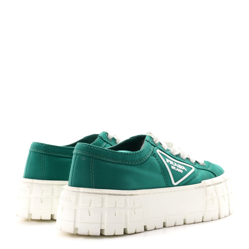 Prada Re-Nylon Women's Triangle Logo Double Wheel 50mm Sneakers 35.5 Assenzio