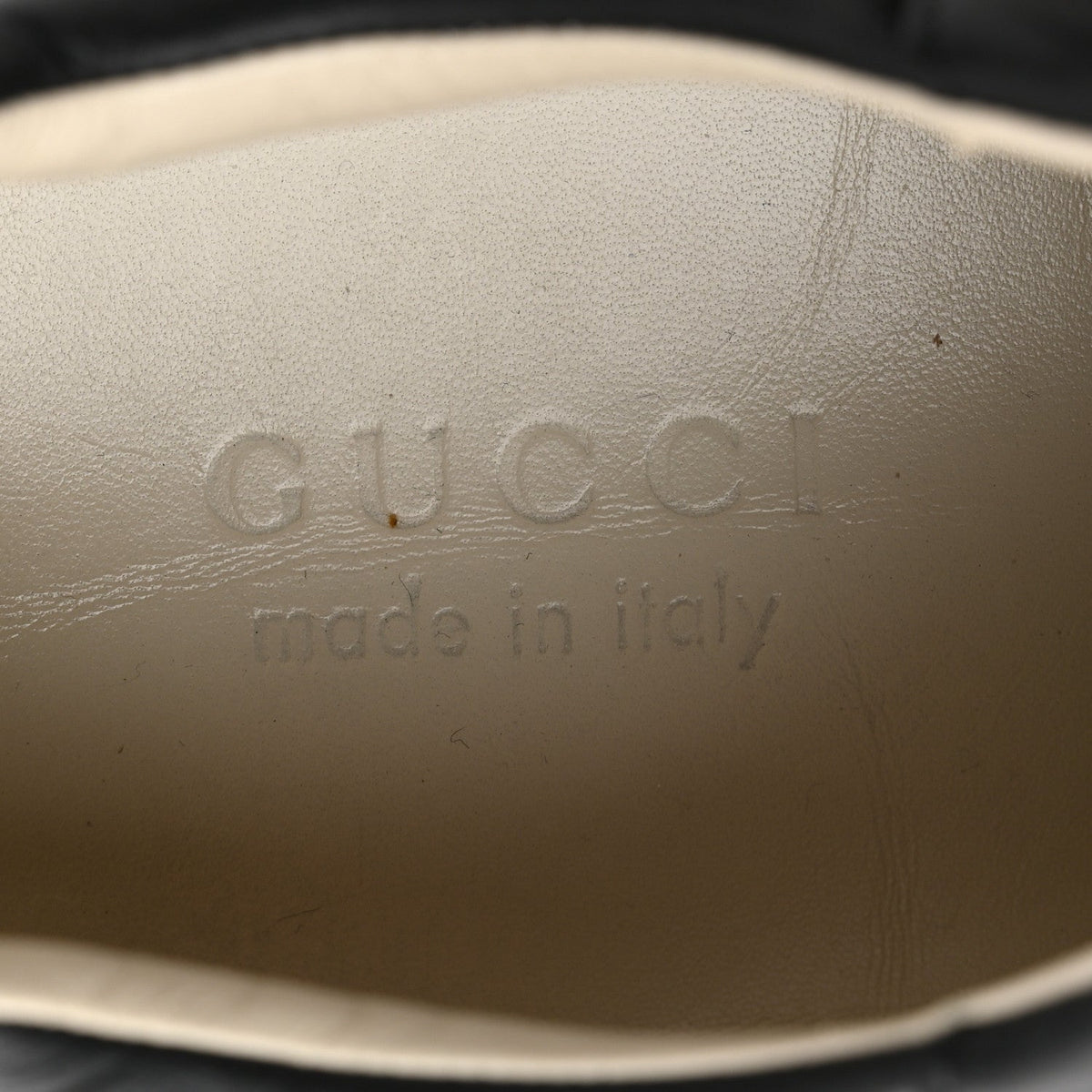 Gucci Calfskin Men's Rhyton SEGA Logo Sneakers 9 Black
