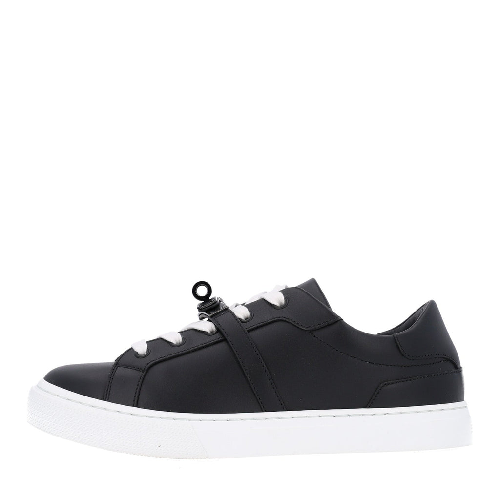 Hermès Calfskin Women's Day Sneakers 37 Black