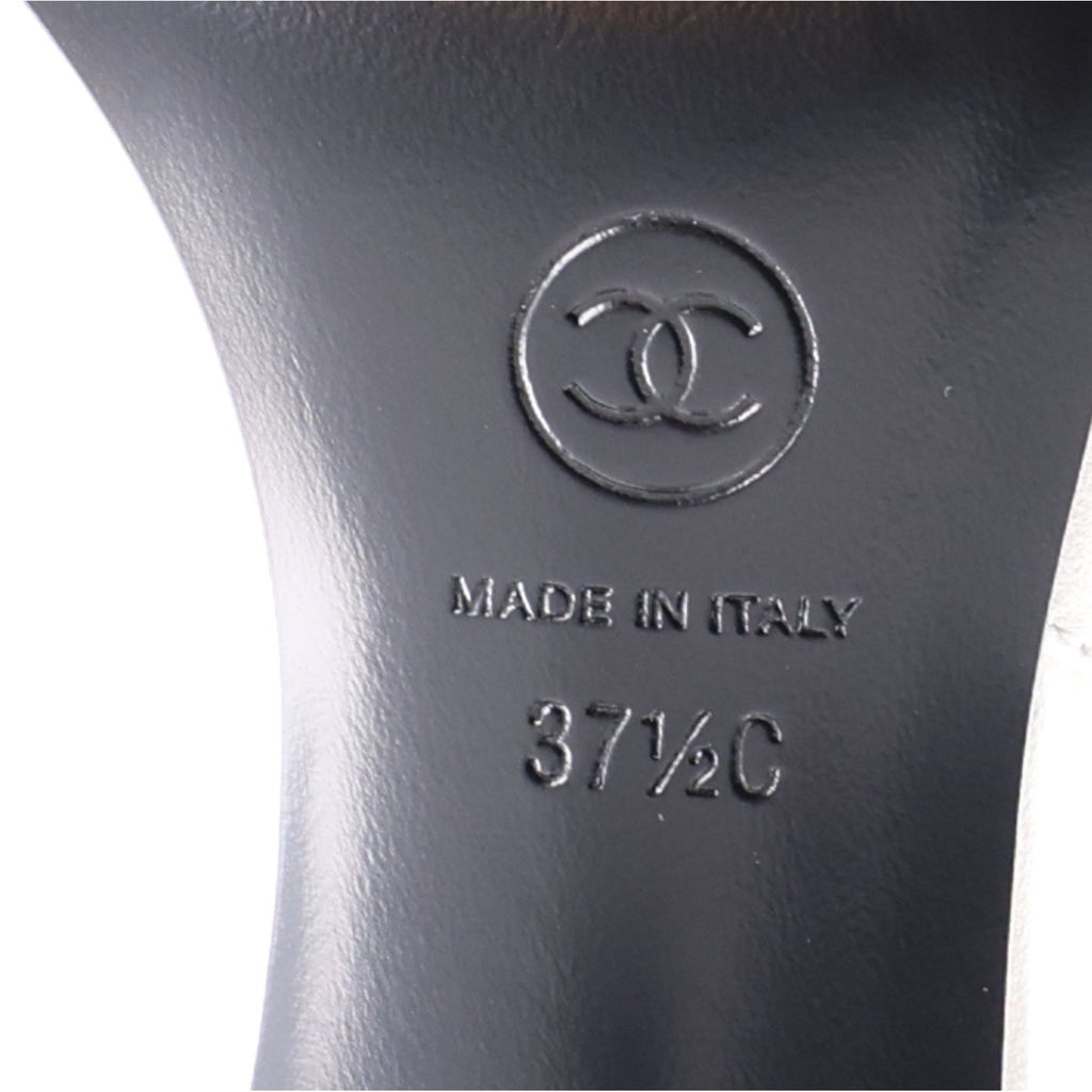 Chanel Lambskin Cap Toe Women's Slingback Pumps