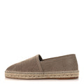 Hermes Suede Goatskin Men's Enrique Espadrilles 42 Beige Sable