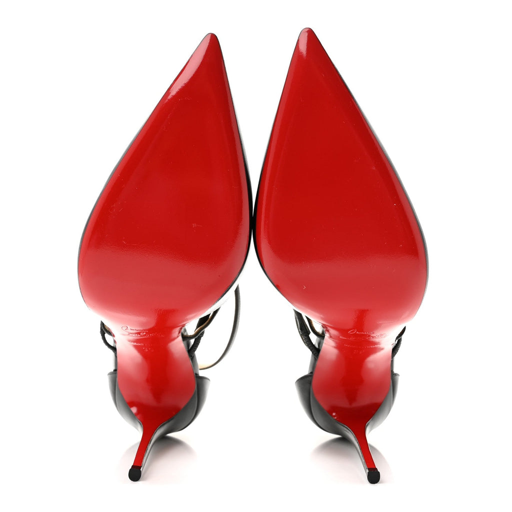 Christian Louboutin Patent Women's Crossfliketa 100 Pumps 39 Black
