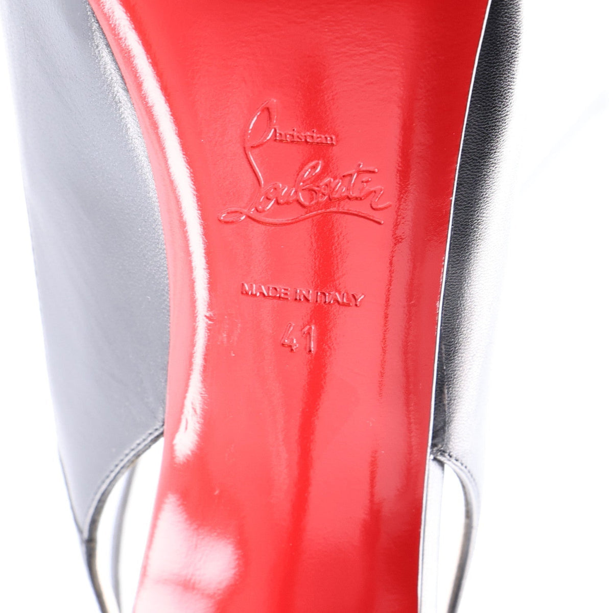 Christian Louboutin Kid Leather Women's Mascaralta 120 Pumps 41 Black
