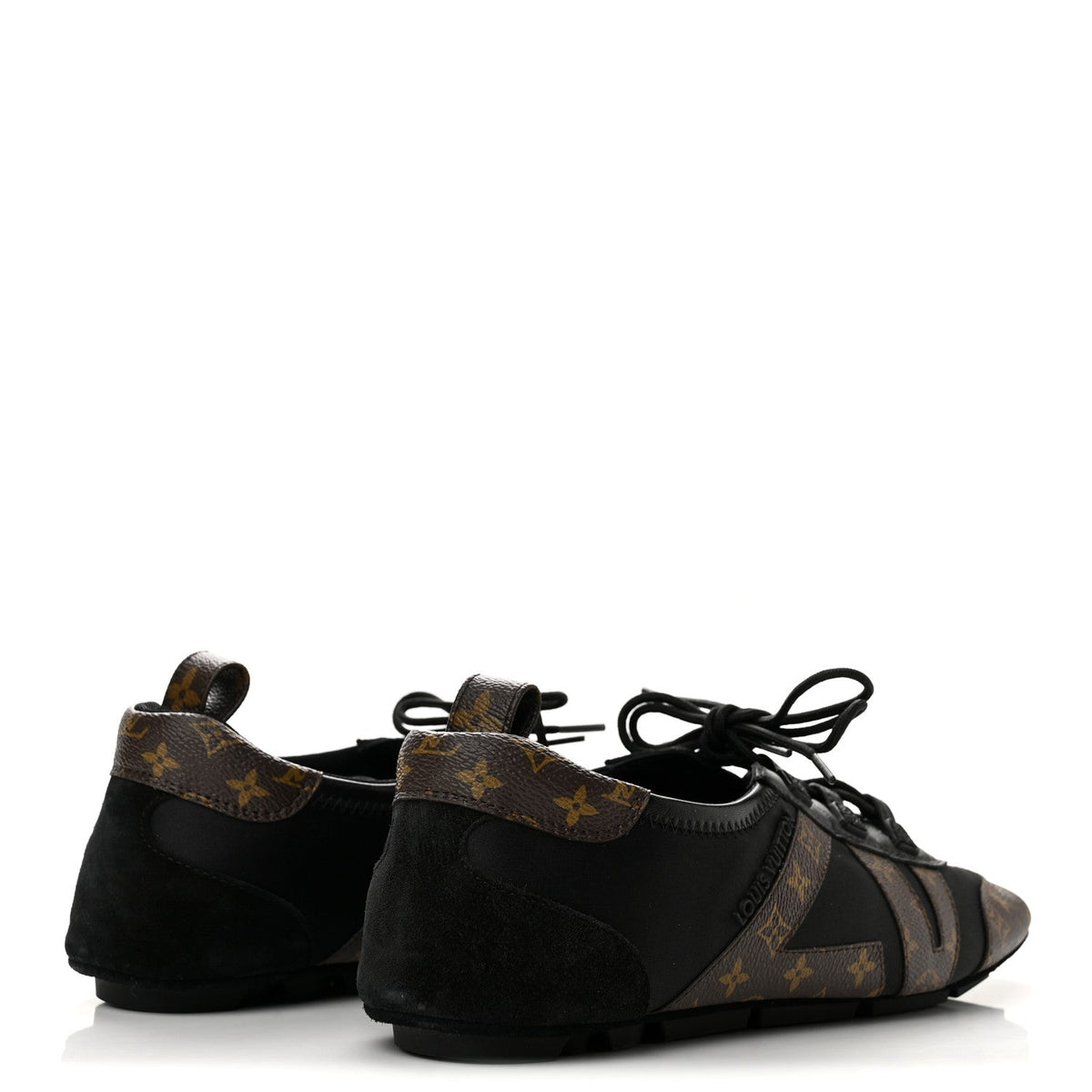Louis Vuitton Monogram Calfskin Women's LV Sneakerina 41 Black