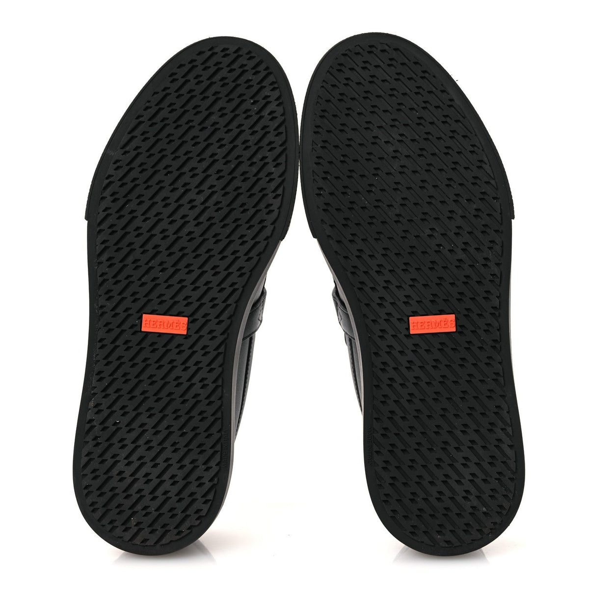 Hermès Calfskin Men's Game Slip-On Sneakers 40 Black