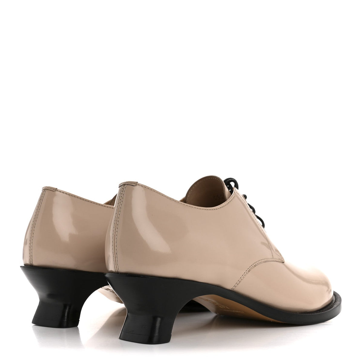 Loewe Brushed Calfskin Women's Campo Derby Loafers 40 Light Pink
