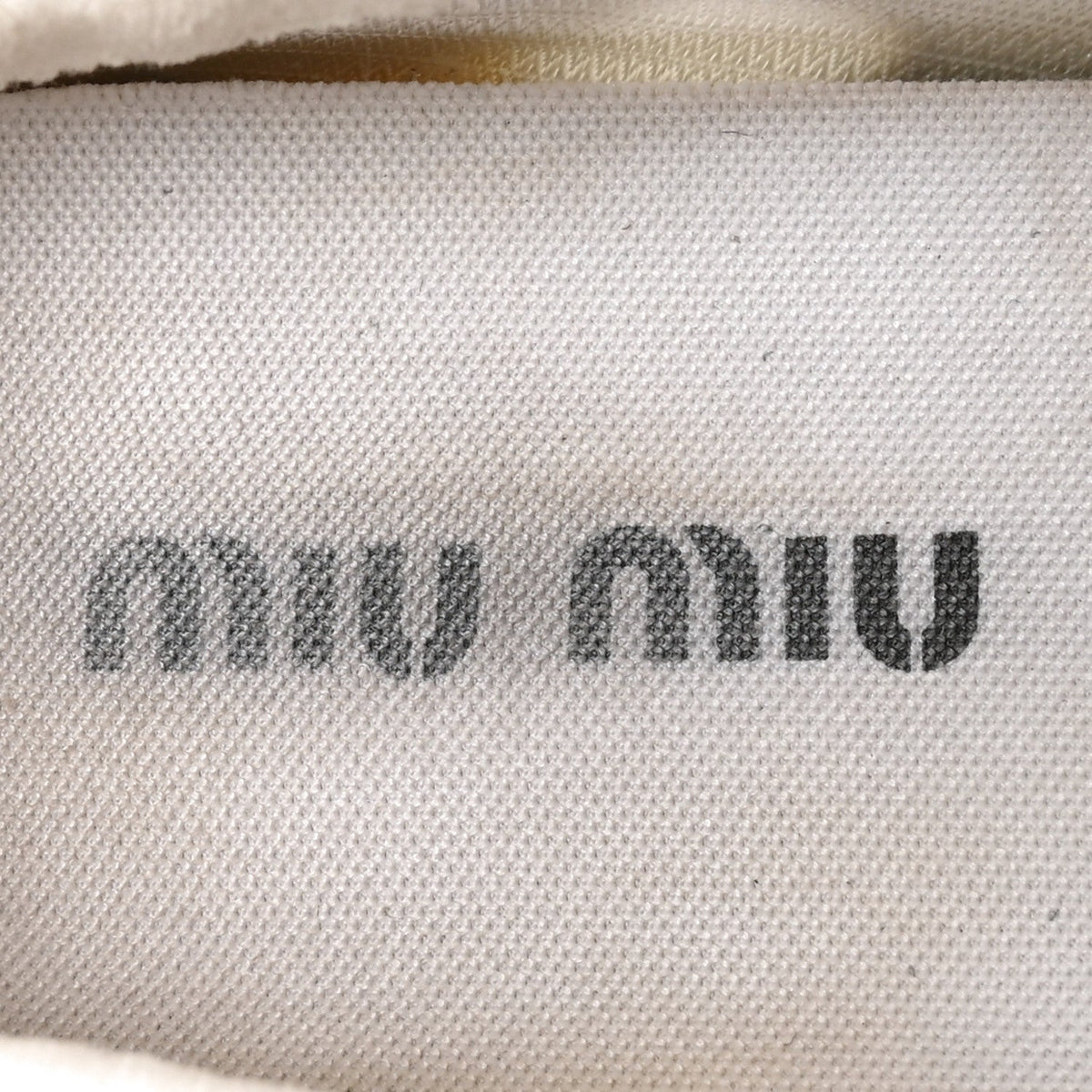 Miu Miu Technical Fabric Suede Women's Gymnasium Sneakers 38 White Burgundy