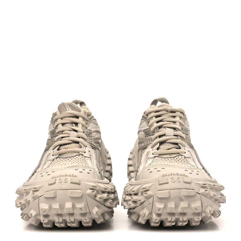 Balenciaga Rubber Mesh Men's Defender Sneakers 36 Beige