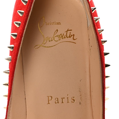Christian Louboutin Suede Women's Anjalina 85 Pumps 35.5 Loubi