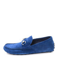 Gucci Suede Men's Horsebit Driver Loafers 7.5 Royale