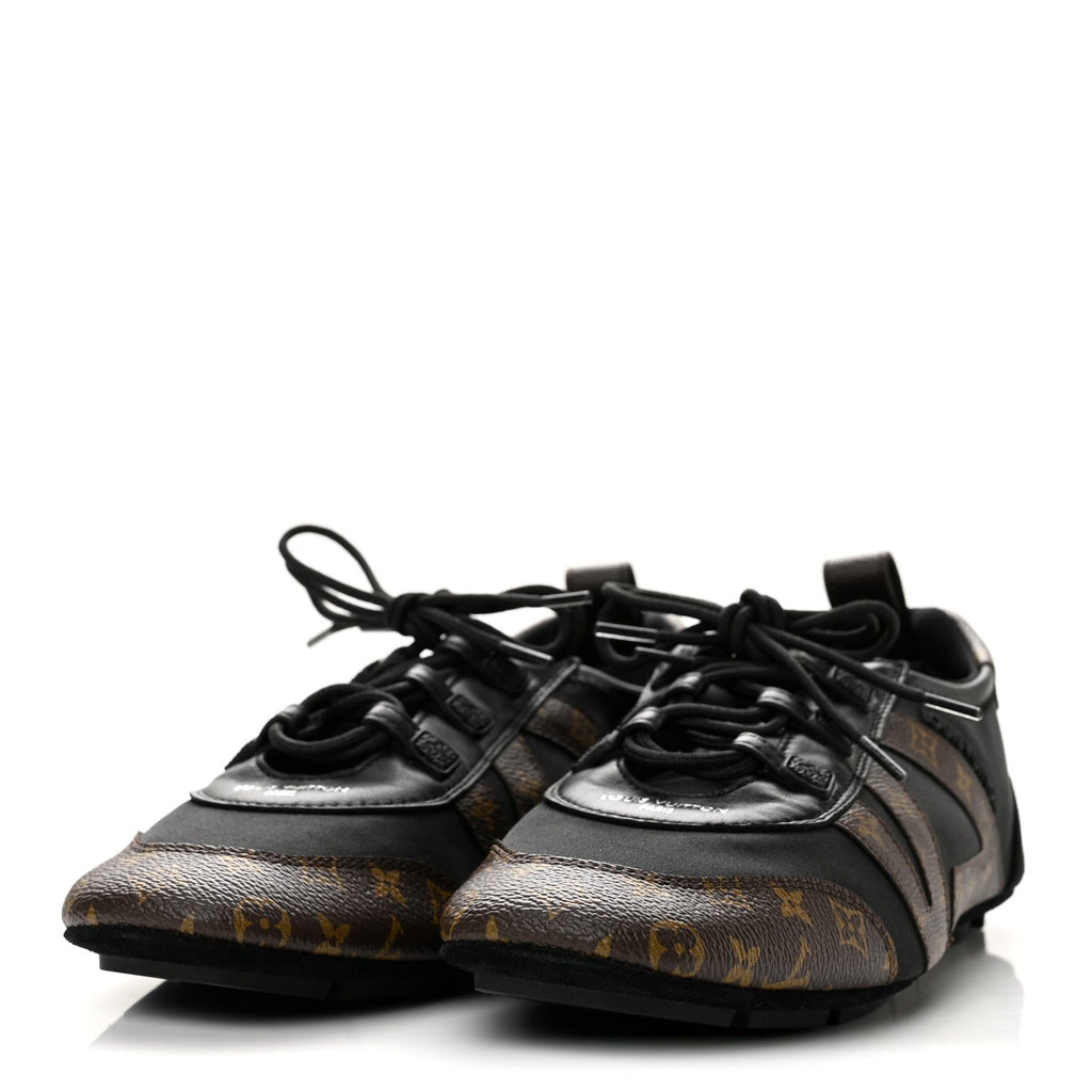 Louis Vuitton Monogram Calfskin Women's LV Sneakerina 41 Black