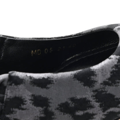 Christian Dior Nylon Women's Mizza Slingback Pumps 40 Grey Multicolor