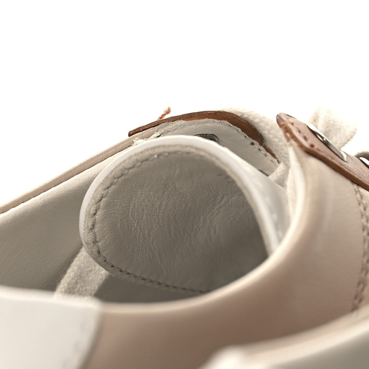 Hermès Calfskin Women's Deep Sneakers 36 Multicolor White Gold