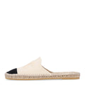 Denim CC Espadrille Mules White Black