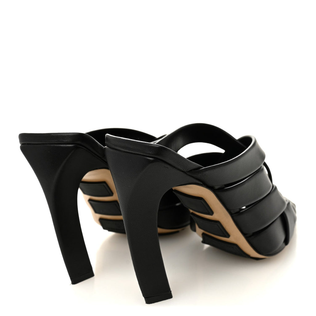 Bottega Veneta Nappa Women's Lagoon Alfie Pumps 35 Black