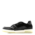 Louis Vuitton Monogram Eclipse Men's LV Trainer Sneakers 10 Black