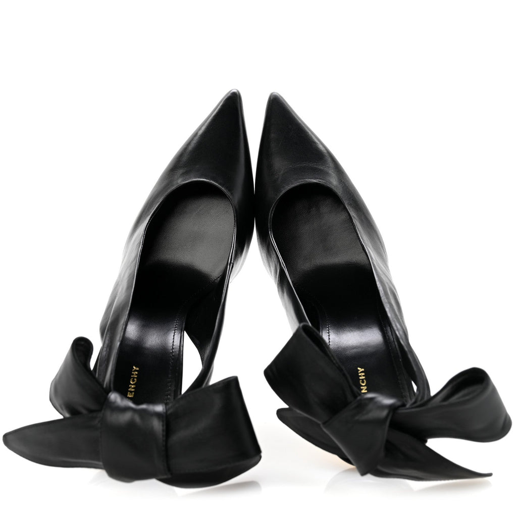 Givenchy Calfskin Women's Beauw Slingback Pumps 36.5 Black