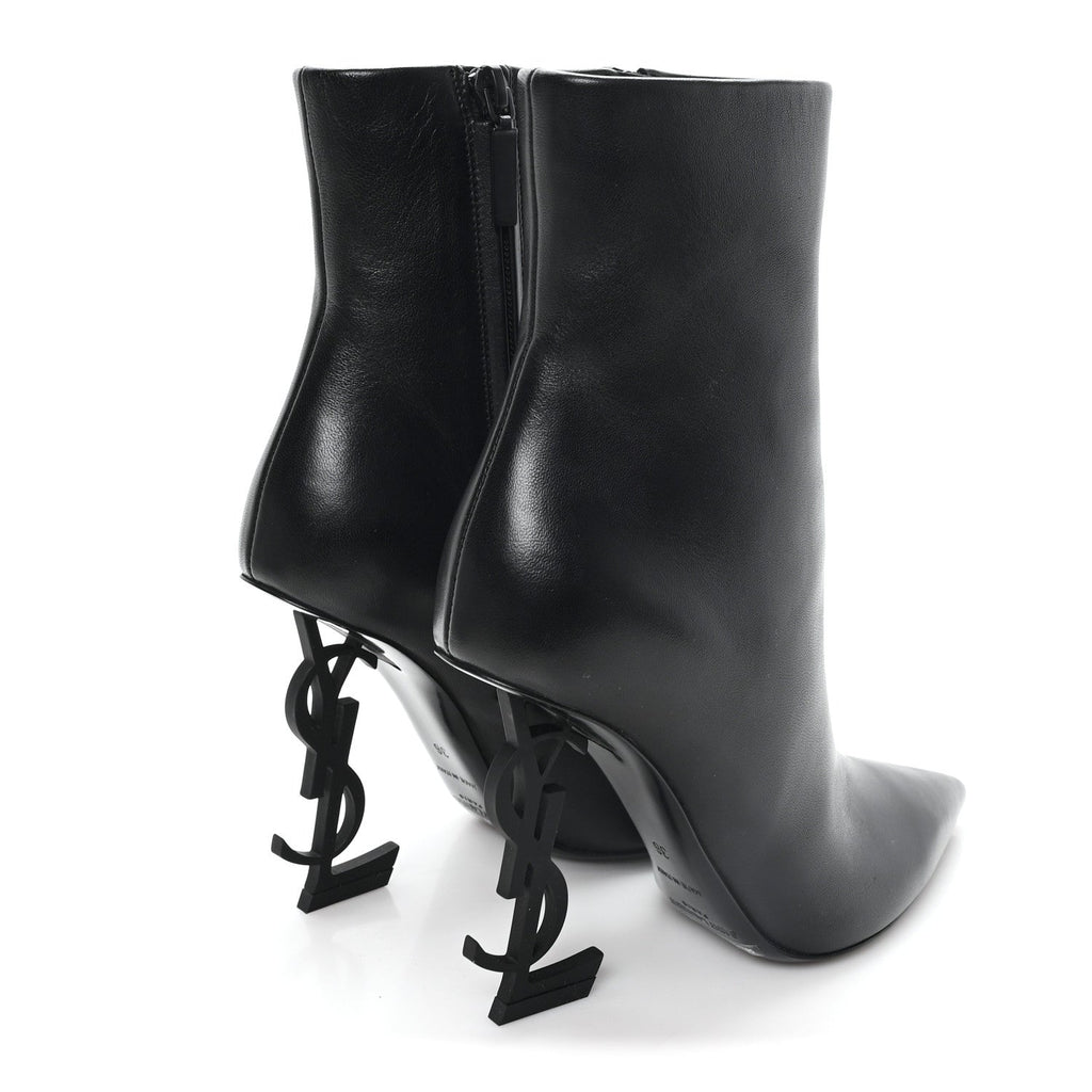 Saint Laurent Nappa Women's Vendome Opyum Ankle Boots 36 Black