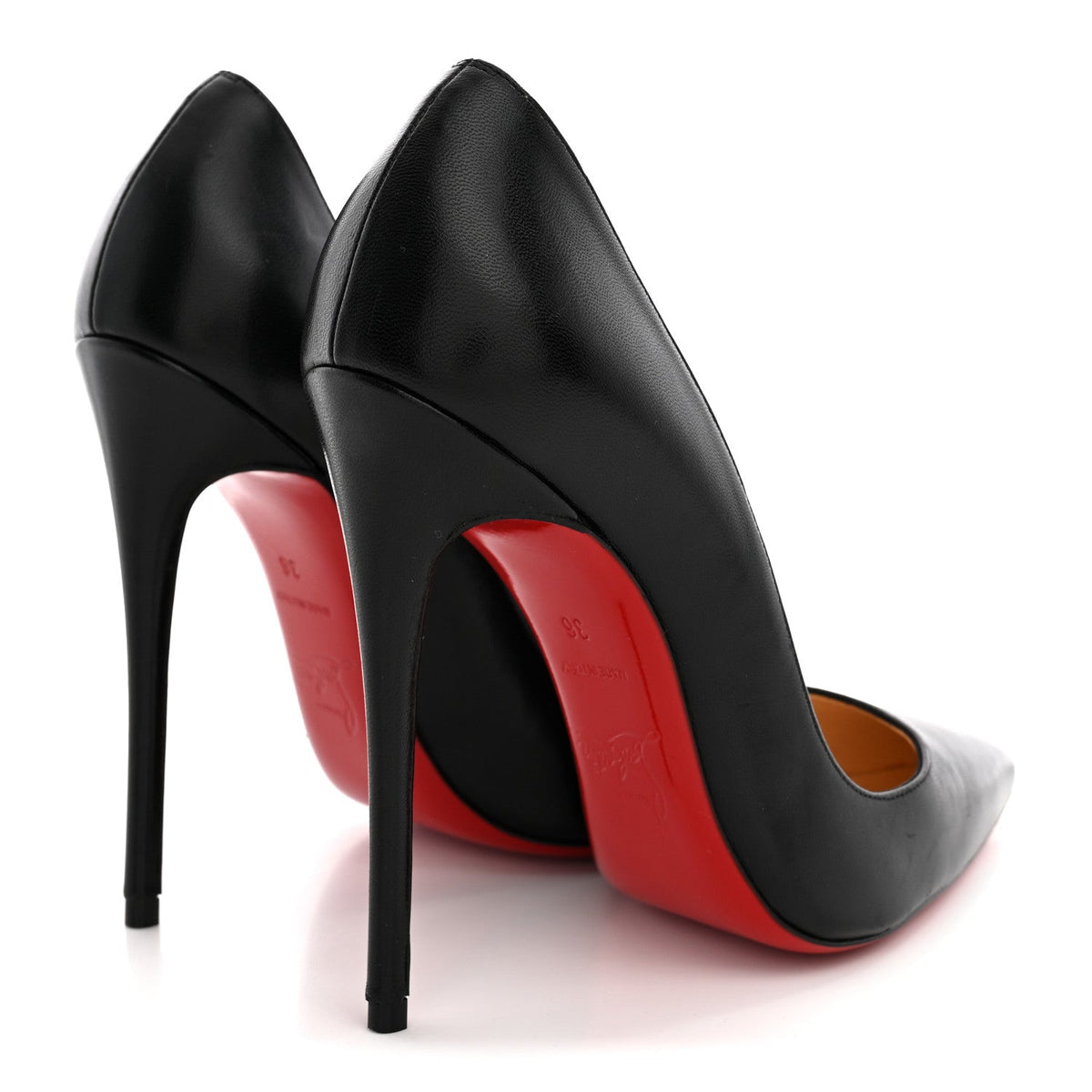 Christian Louboutin Shiny Nappa Women's So Kate 120 Pumps 36 Black